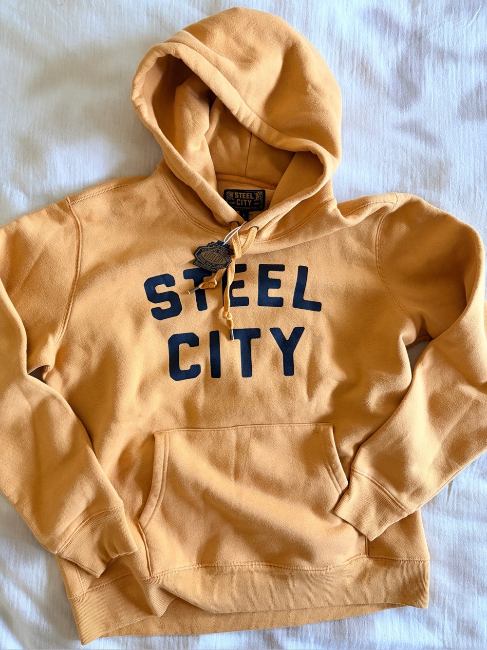 Steel City Gold Word Mark Hoodie - Large - Picture 2 of 2